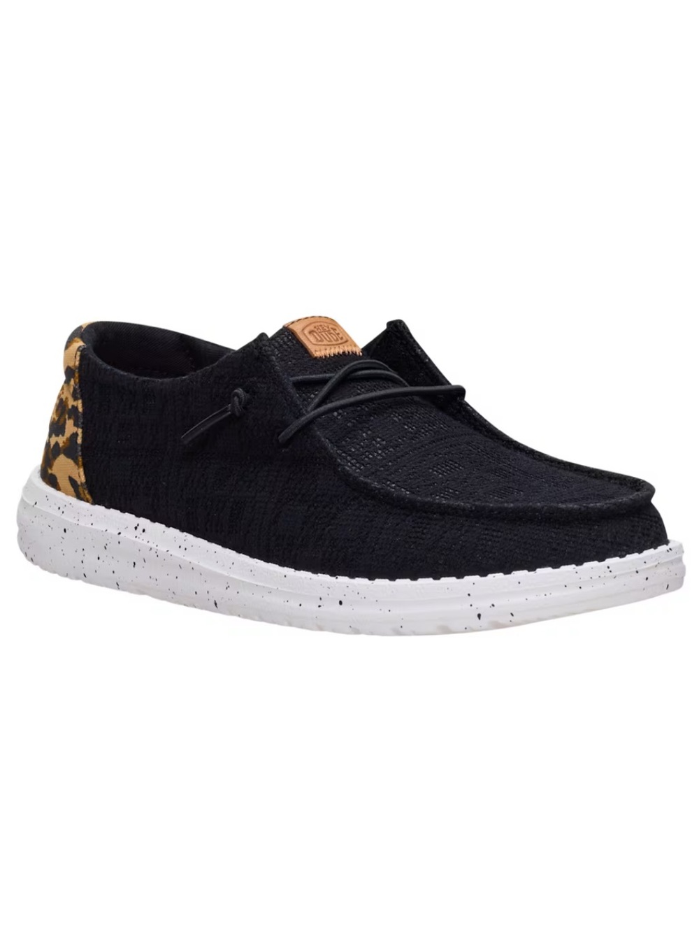 Hey Dude Women's Black And Leopard Shoes